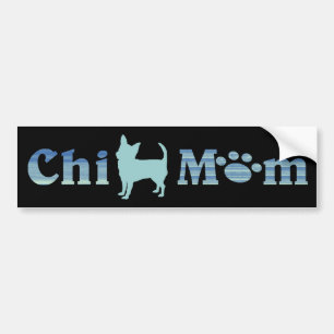 Autocollant De Voiture Chi Maman Chihuahua Maman Sticker de pare-chocs