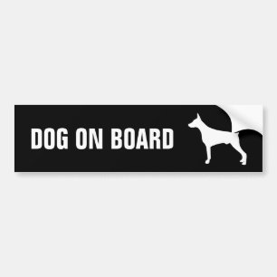 Autocollant De Voiture Chien à bord d'autocollant de voiture