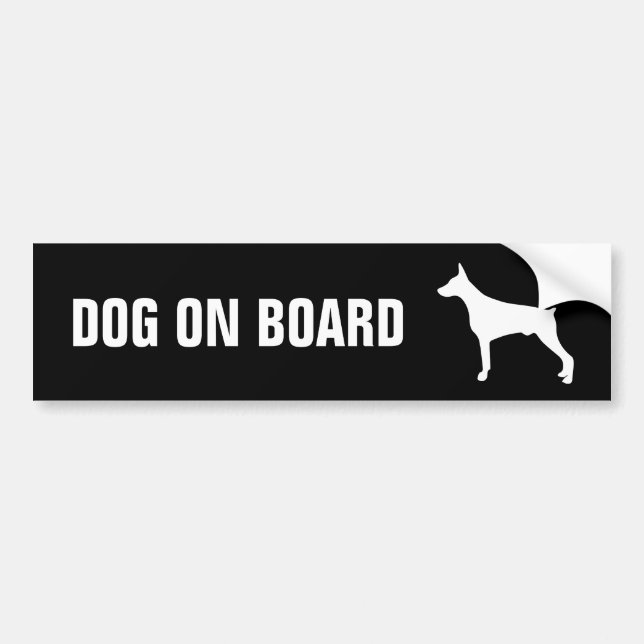 Autocollant De Voiture Chien à bord d'autocollant de voiture (Devant)