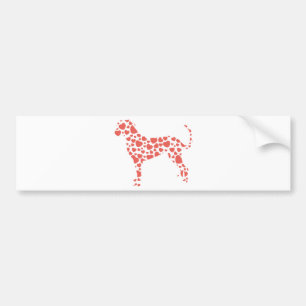 Autocollant De Voiture Chien de léopard de Catahoula