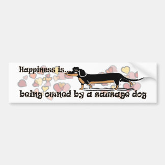 Autocollant De Voiture chien de saucisse