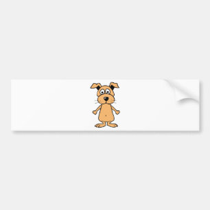 Autocollant De Voiture Chien drôle de bande dessinée