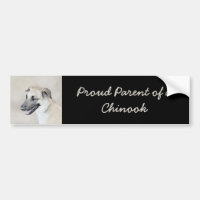 Chinook (Oreilles Laissées) Peinture - Art Chien o