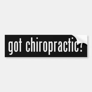 Autocollant De Voiture Chiropractie obtenue ? Adhésif pour pare-chocs