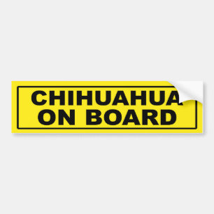 Autocollant De Voiture Chiwawa à bord