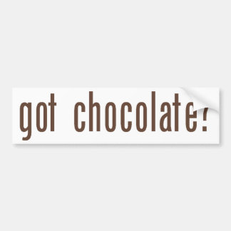 Autocollant De Voiture chocolat obtenu ?