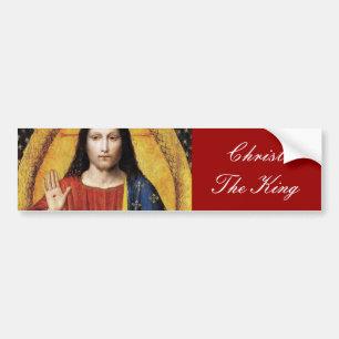 AUTOCOLLANT DE VOITURE CHRIST LE ROI