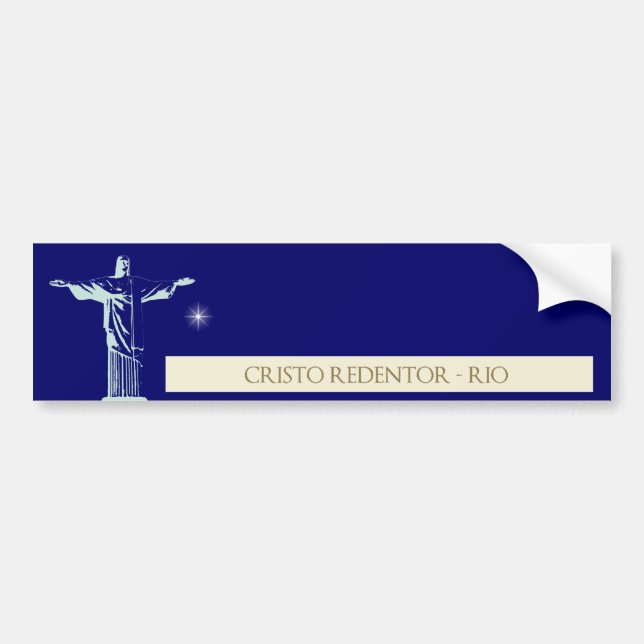 Autocollant De Voiture Christ Rio de Janeiro (Devant)