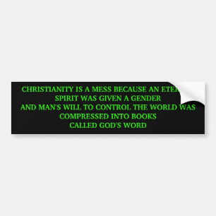 AUTOCOLLANT DE VOITURE CHRISTIANISME