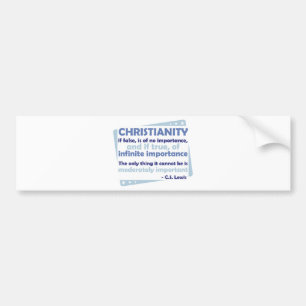 Autocollant De Voiture Christianisme - d'importance infinie