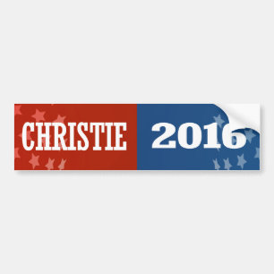 AUTOCOLLANT DE VOITURE CHRISTIE 2016