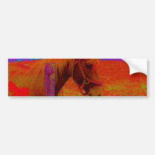 Autocollant De Voiture Christmas Rainbow Horse