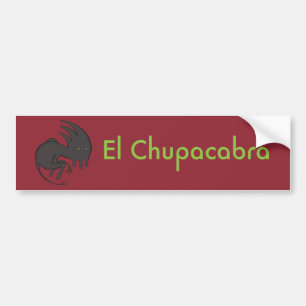 Autocollant De Voiture Chupacabra d'EL