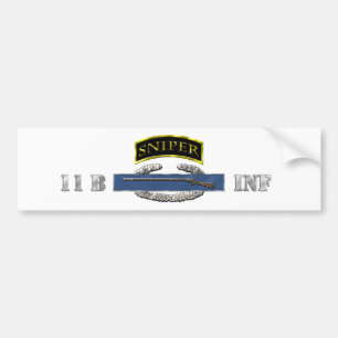 Autocollant De Voiture CIB de l'étiquette 11B de tireur isolé
