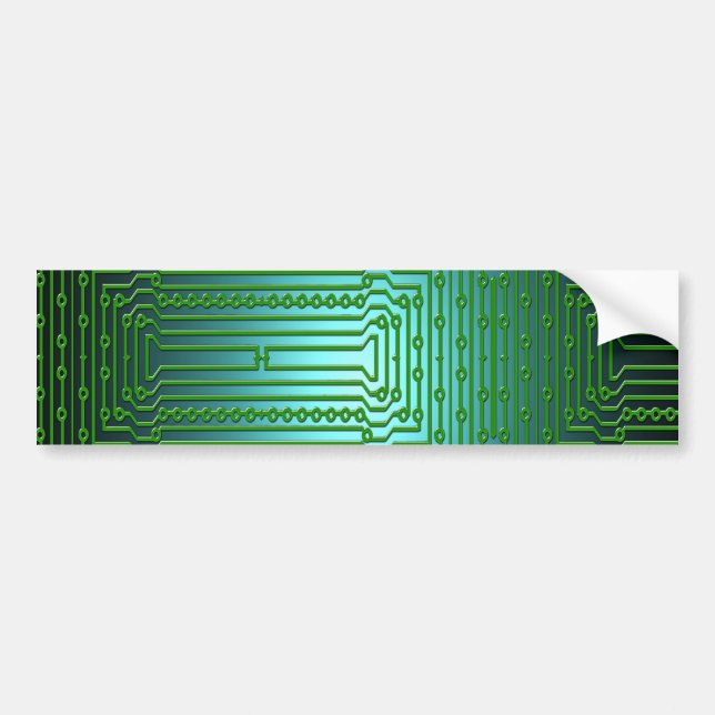 Autocollant De Voiture circuits de conducteurs de cartes (Devant)