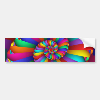 Autocollant De Voiture Cissoïde de diocles Art Abstrait fin fractal