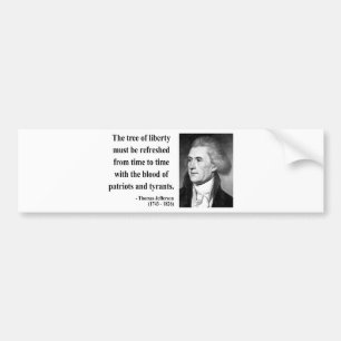 Autocollant De Voiture Citation 12b de Thomas Jefferson