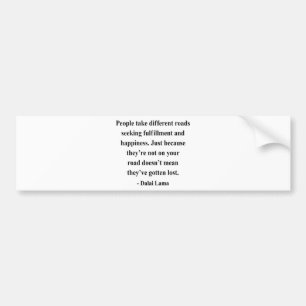 Autocollant De Voiture citation 1a de Dalaï lama