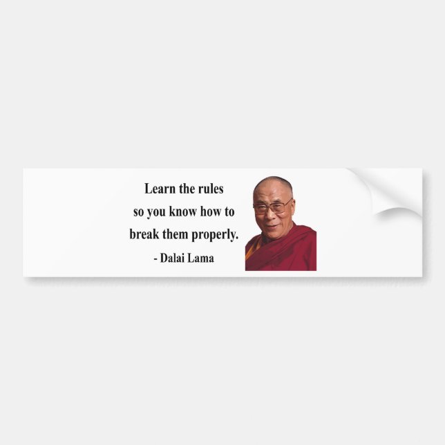 Autocollant De Voiture citation 2b de Dalaï lama (Devant)