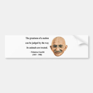 Autocollant De Voiture Citation 2b de Gandhi