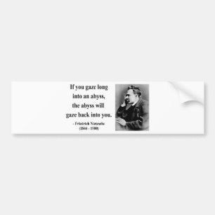 Autocollant De Voiture Citation 4b de Nietzsche
