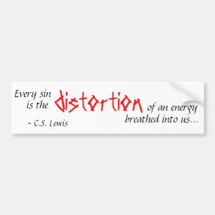 Autocollant De Voiture Citation de C.S. Lewis