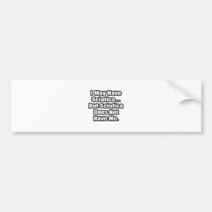 Autocollant De Voiture Citation de combat de Sciatica