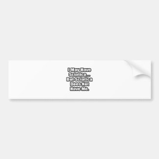 Autocollant De Voiture Citation de combat de Sciatica