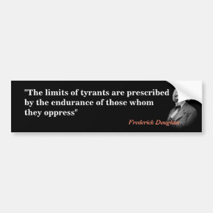 Autocollant De Voiture Citation De Frederick Douglass Sur Les Limites Des