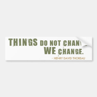 Autocollant De Voiture Citation de Henry David Thoreau