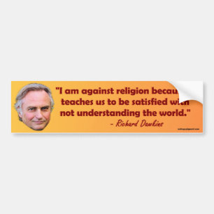 Autocollant De Voiture Citation de Richard Dawkins