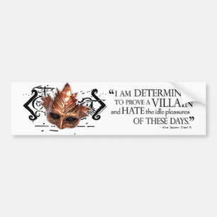 Autocollant De Voiture Citation de Richard III