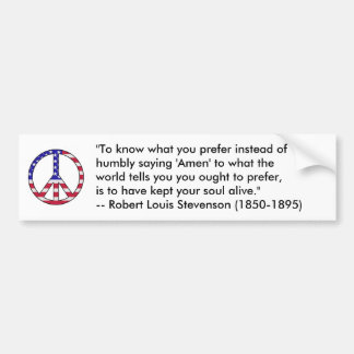 Autocollant De Voiture Citation de Robert Louis Stevenson