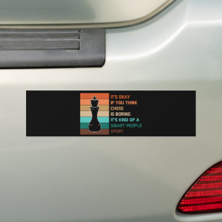 Autocollant De Voiture Citation d'échecs Coucher de soleil Vintage