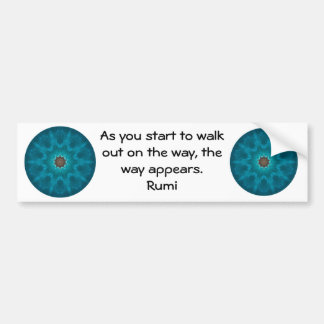 Autocollant De Voiture Citation inspirée de Rumi Parler de foi