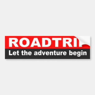 Autocollant De Voiture Citation pour le voyage par la route, aventure