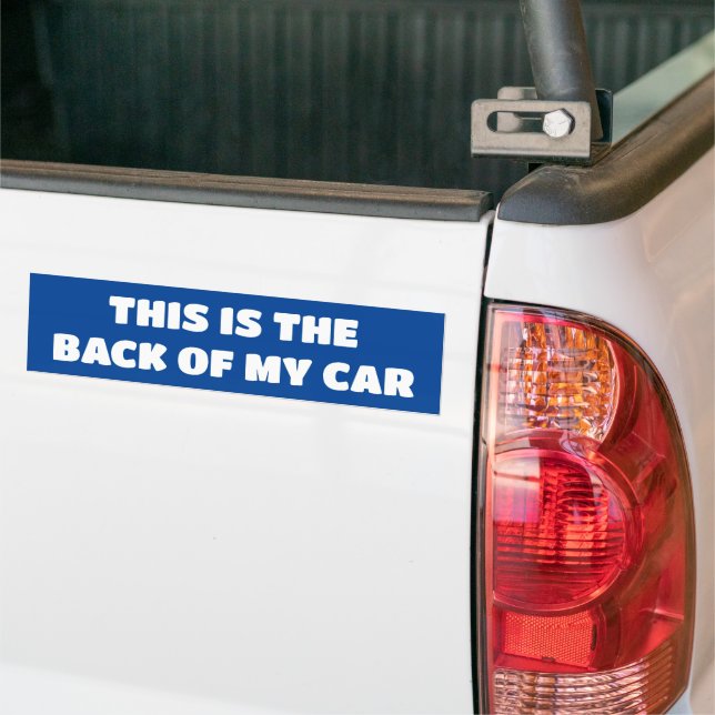 Autocollant De Voiture Citation sarcastique : C'EST LE DOS DE MON CA (Sur camion)