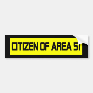 Autocollant De Voiture Citoyen du secteur 51