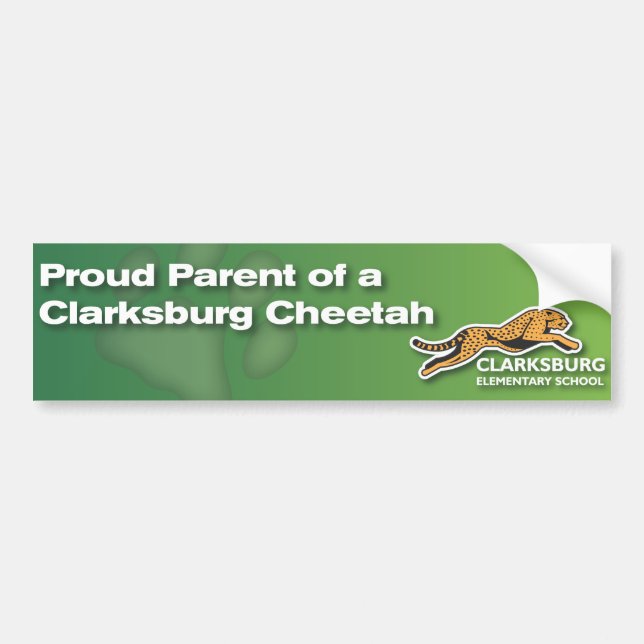 Autocollant De Voiture Clarksburg Bumpersticker (Devant)