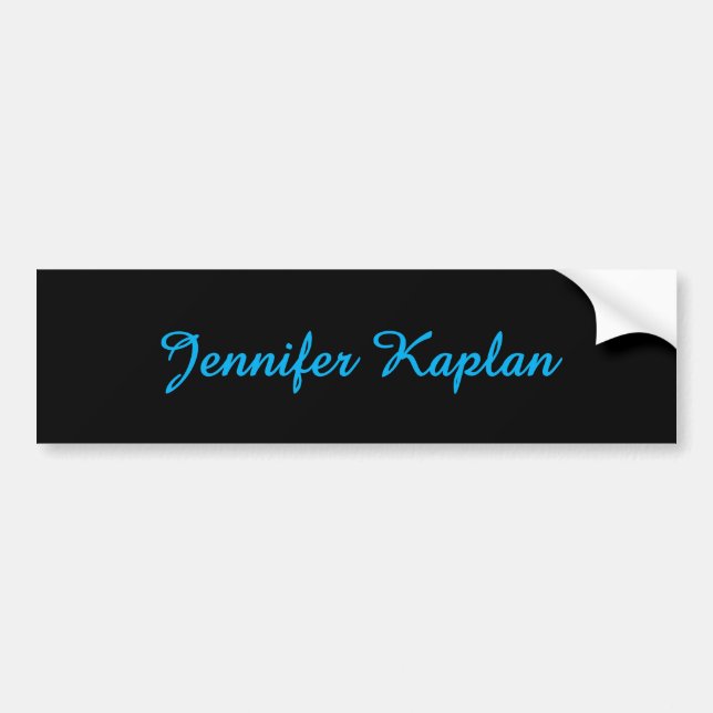 Autocollant De Voiture Classical Handwriting Minimalist Professional (Devant)