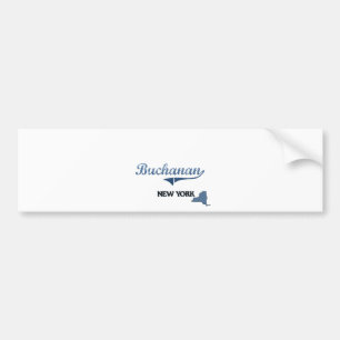 Autocollant De Voiture Classique de Buchanan New York City