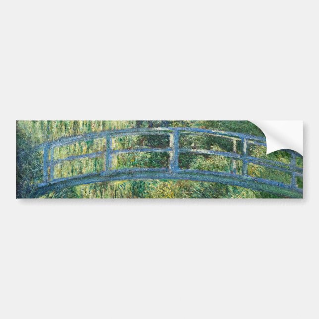 Autocollant De Voiture Claude Monet - Eau Lily étang, Harmonie verte (Devant)