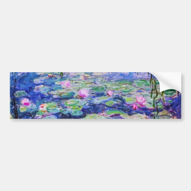 Autocollant De Voiture Claude Monet - Nymphéas / Nymphéas 1919 (Devant)
