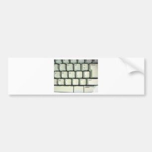 Autocollant De Voiture Clavier de machine à écrire