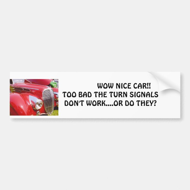 Autocollant De Voiture clignotants (Devant)