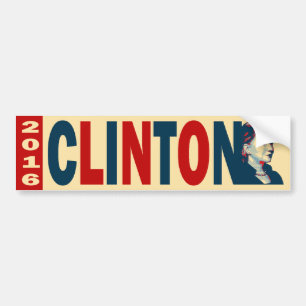 Autocollant De Voiture Clinton 2016