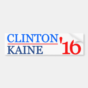 Autocollant De Voiture Clinton Kaine 2016