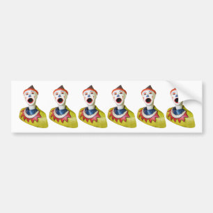 Autocollant De Voiture Clown carnavalesque
