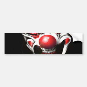 Autocollant De Voiture Clown mauvais