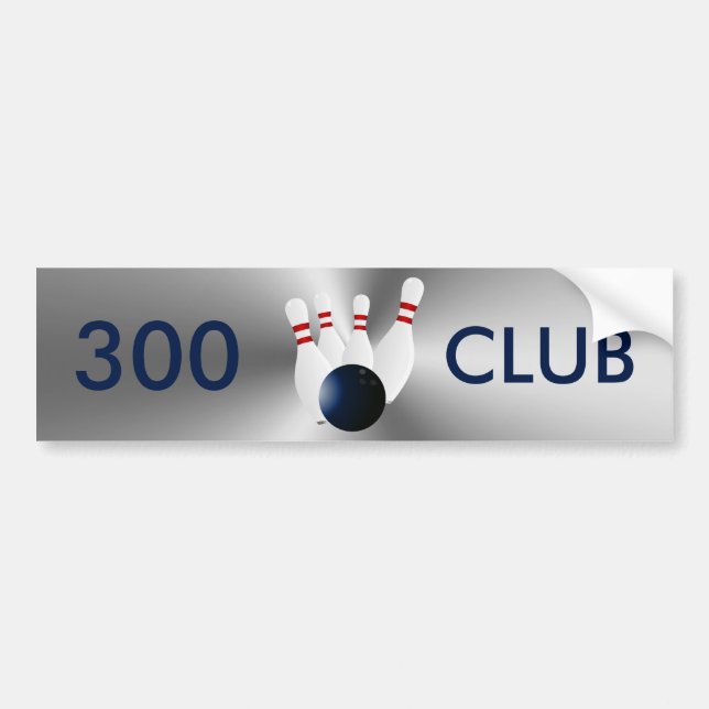 Autocollant De Voiture Club 300 de roulement (Devant)